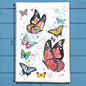 Rainbow Garden Butterflies Tea Towel – Colorful Decor
