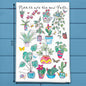 Plants Are the New Pets Tea Towel – Funny Plant Parent Gift