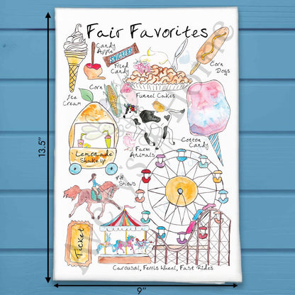 State Fair Favorites Tea Towel – County Festival Decor