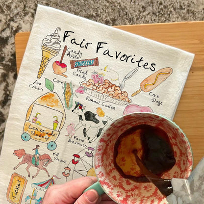 State Fair Favorites Tea Towel – County Festival Decor