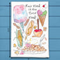 Fair Food Tea Towel – Festival Favorite Decor