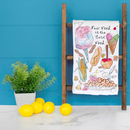 Fair Food Tea Towel – Festival Favorite Decor