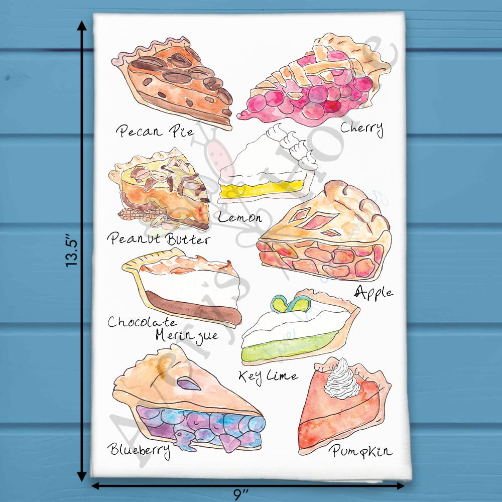 Favorite Pies Tea Towel – Sweet Dessert Decor