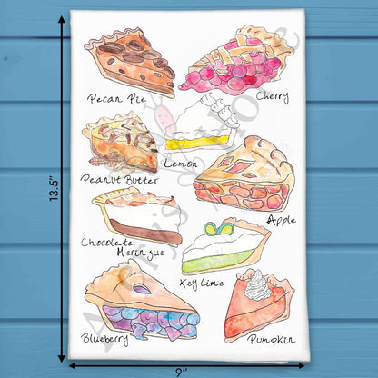 Favorite Pies Tea Towel – Sweet Dessert Decor