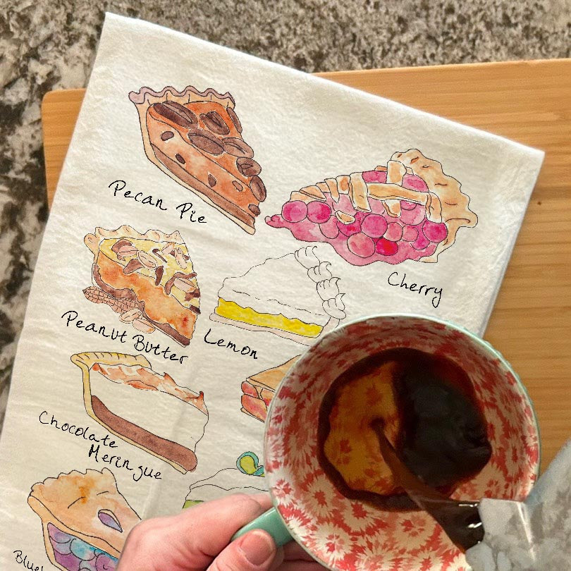 Favorite Pies Tea Towel – Sweet Dessert Decor