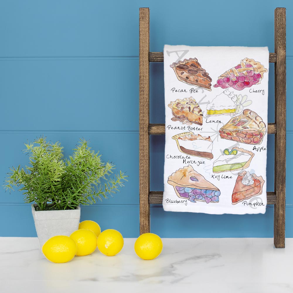 Favorite Pies Tea Towel – Sweet Dessert Decor