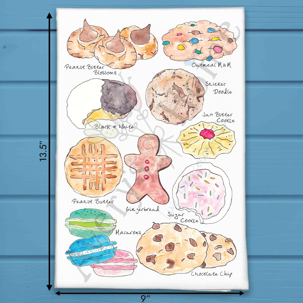 Favorite Cookies Tea Towel – Baked Treat Decor