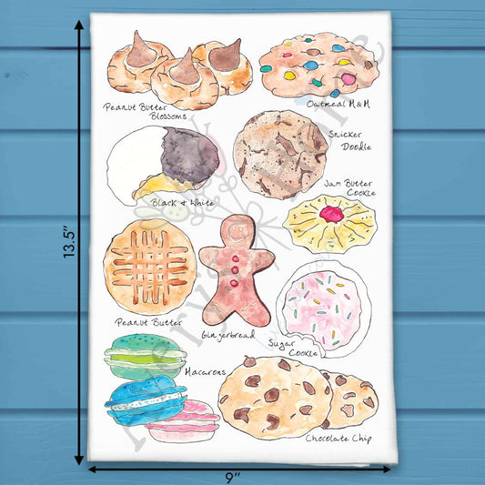Favorite Cookies Tea Towel – Baked Treat Decor