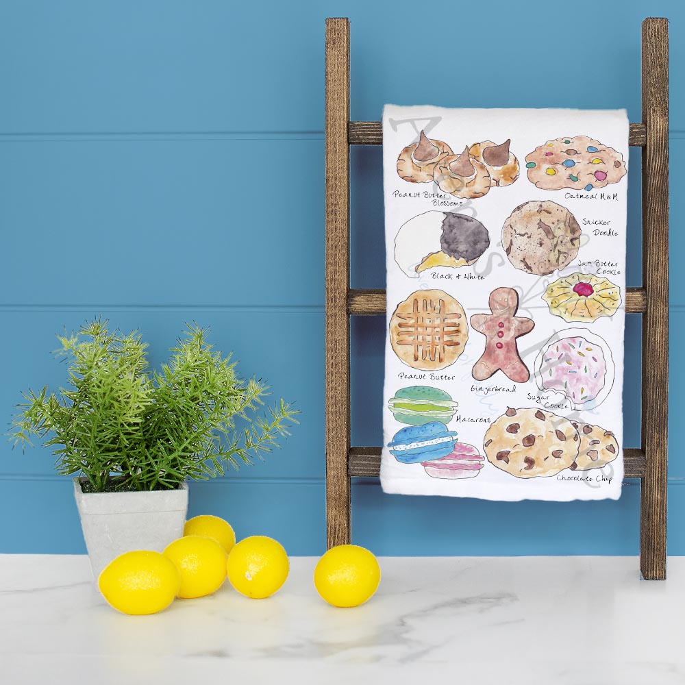 Favorite Cookies Tea Towel – Baked Treat Decor