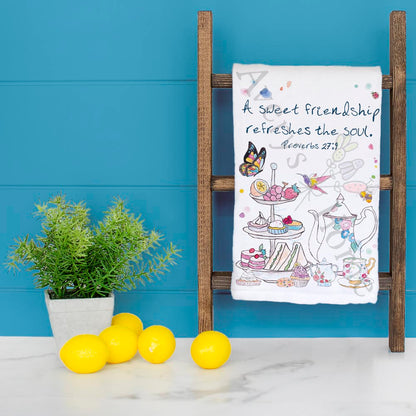 Friendship Refreshes the Soul Tea Towel – Faithful Gift