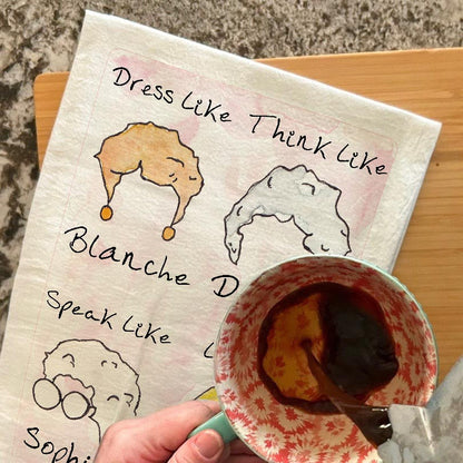 Golden Girls Tea Towel – 80s Sitcom Fan Decor