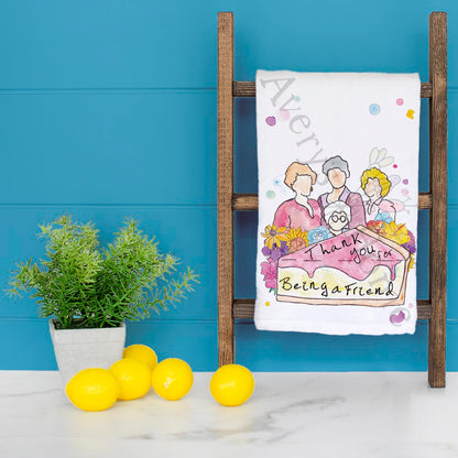 Thank You for Being a Friend Tea Towel – TV Quote Gift