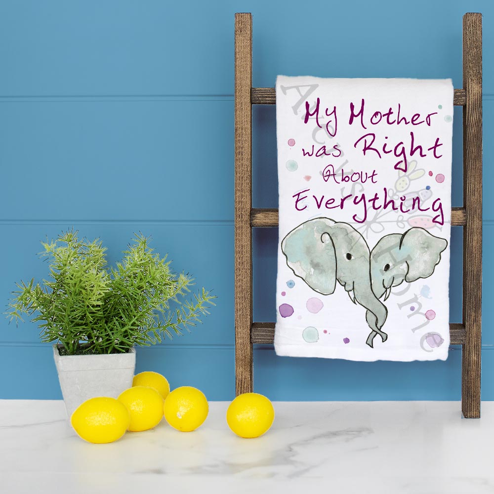Mom Truth Tea Towel – Funny Parenting Gift