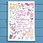 Baby Girl Saying Tea Towel – Sweet Nursery Decor
