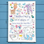 Children Are Heaven Tea Towel – Sentimental Quote Decor