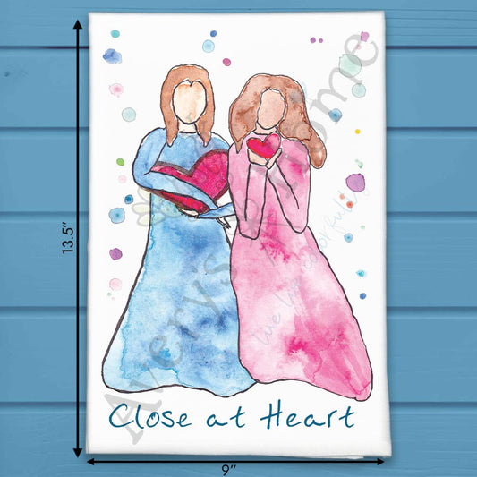 Sisters Tea Towel – Close at Heart Gift