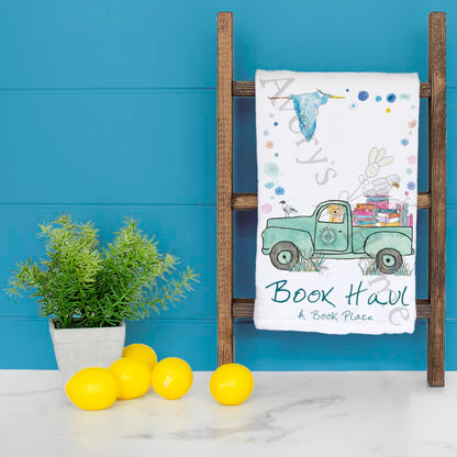 Book Haul Tea Towel – Custom Literary Decor