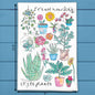 Plant Hoarder Tea Towel – Funny Green Thumb Gift