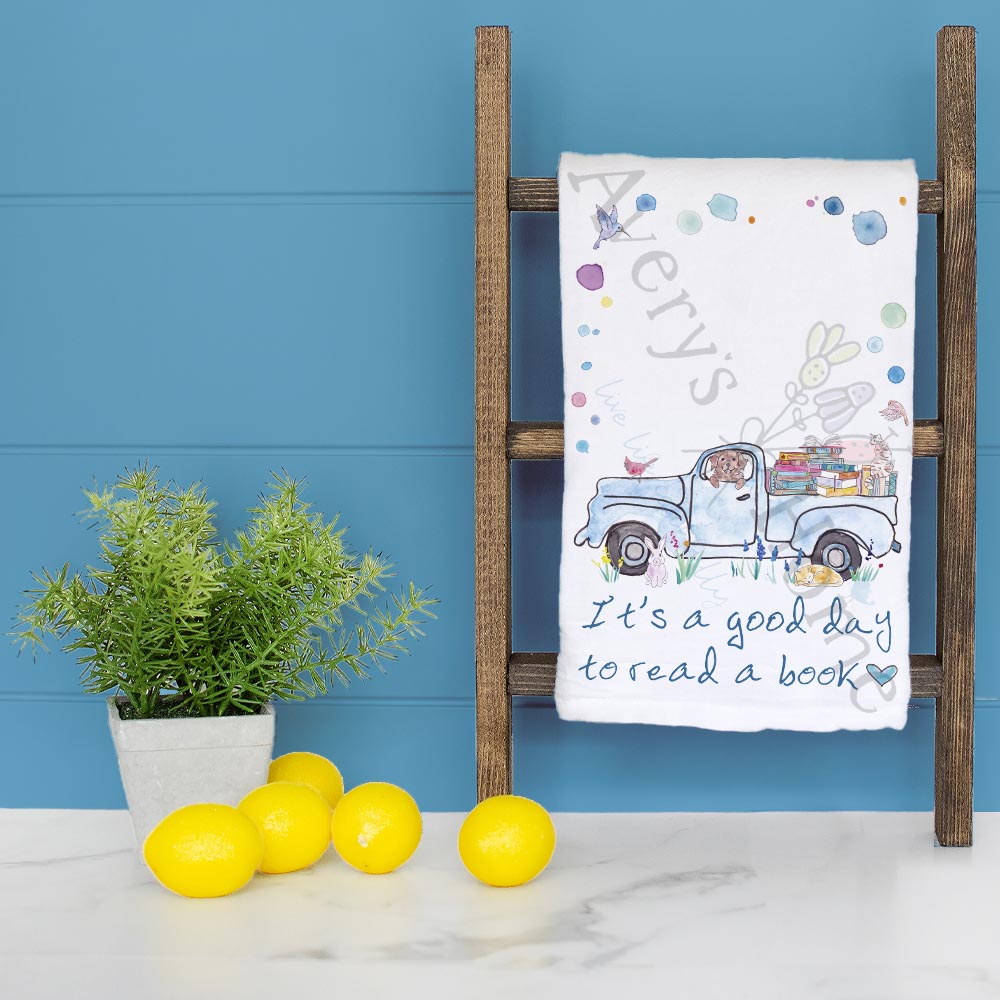 Good Day to Read Tea Towel – Bookish Gift Decor