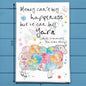 Money Buys Yarn Tea Towel – Funny Crafter Gift