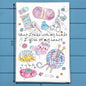 Handmade Love Language Tea Towel – Maker Gift