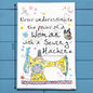 Strong Women Yarn Tea Towel – Fiber Arts Decor