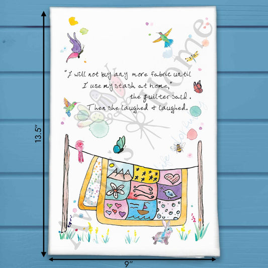 Quilting Fabric Stash Tea Towel