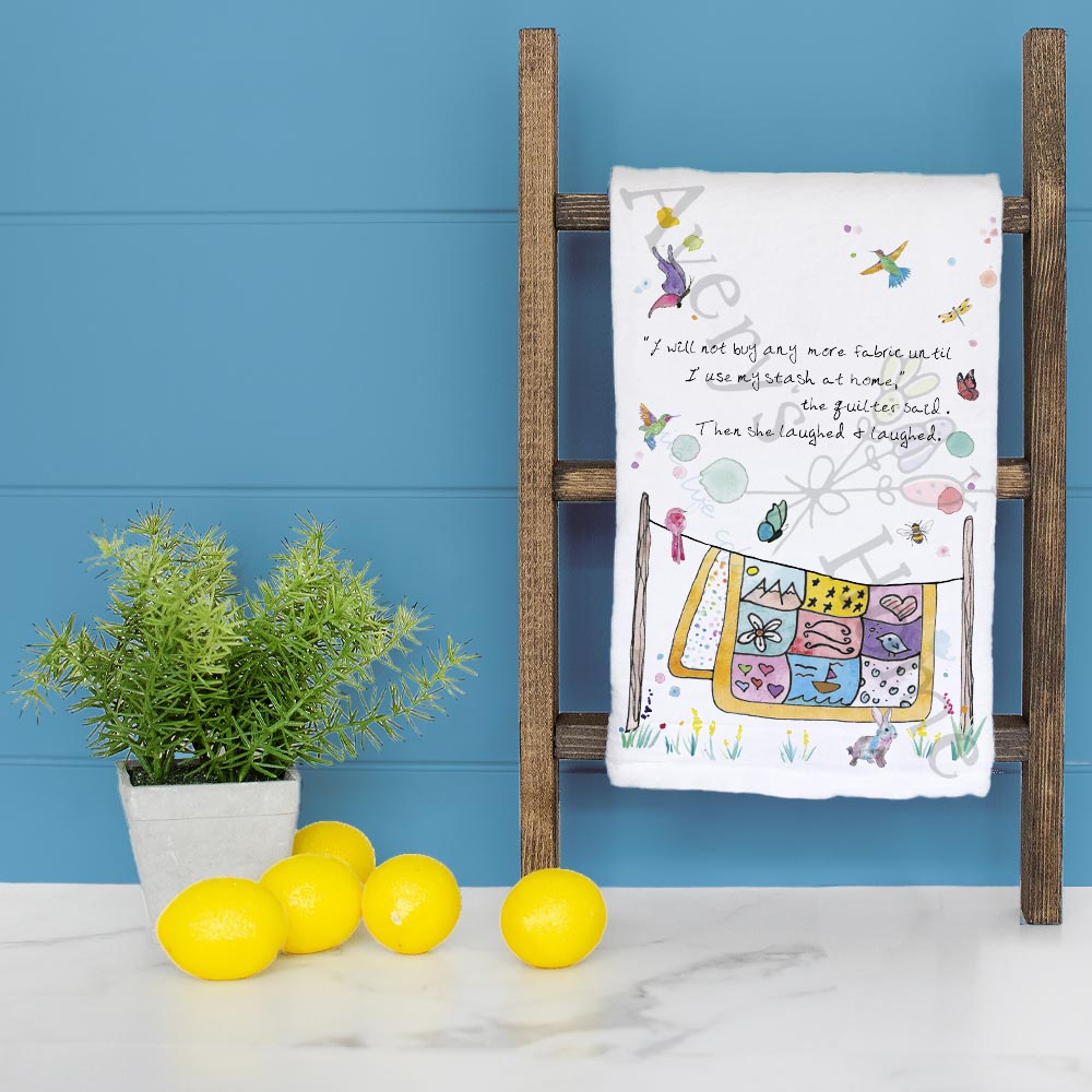 Quilting Fabric Stash Tea Towel