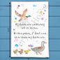 Ducks in a Row Tea Towel – Funny Life Humor