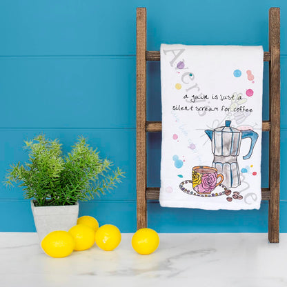 Need Coffee Tea Towel – Morning Humor Decor