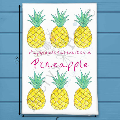 Pineapple Happiness Tea Towel – Summer Host Gift