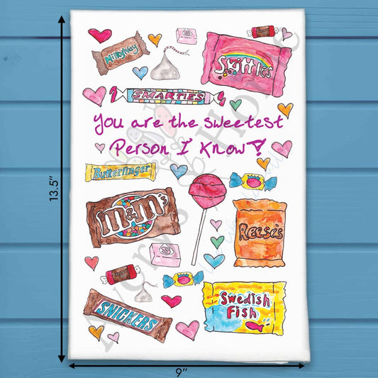 Sweetest Person Tea Towel – Everyday Gift Decor