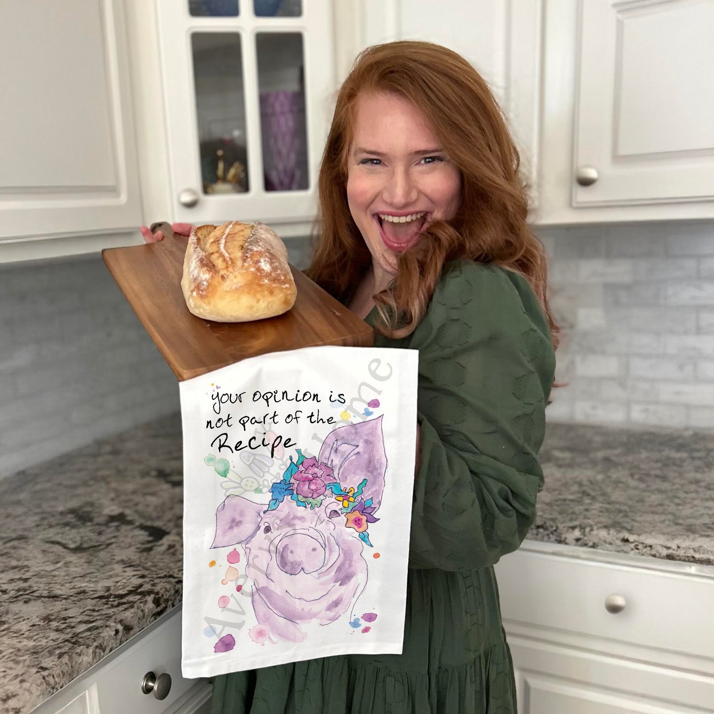 Recipe for Drama Tea Towel – Funny Kitchen Sass