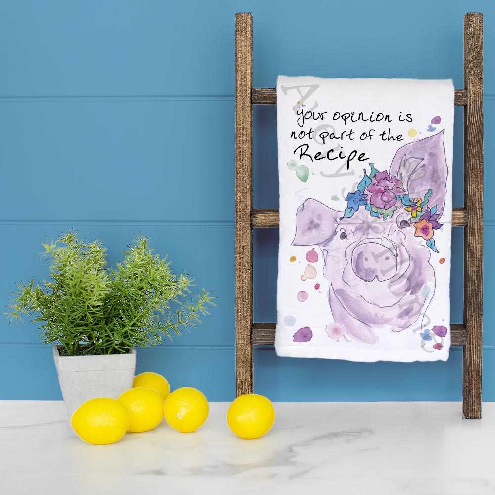 Recipe for Drama Tea Towel – Funny Kitchen Sass