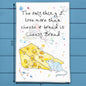 I Love Cheese Tea Towel – Dairy Delight Gift