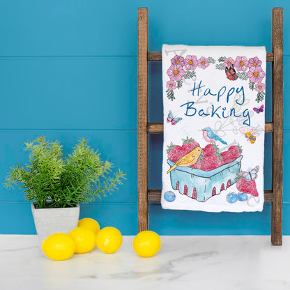 Happy Baking Tea Towel – Sweet Spring Decor