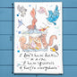 Ducks & Squirrels Tea Towel – Funny Chaos Humor