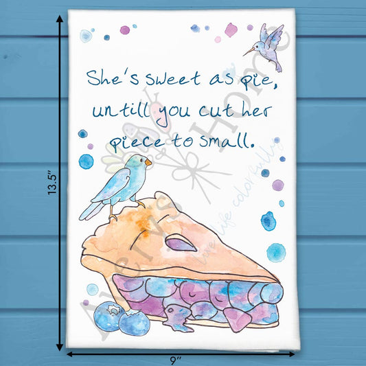 Sweet as Pie Tea Towel – Southern Sass Gift
