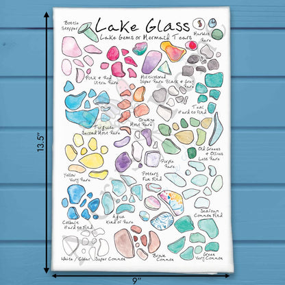 Lake Glass Collector Tea Towel – Shoreline Decor