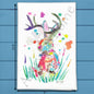 Jackalope Tea Towel – Whimsical Mountain Decor