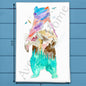 Mountain Bear Tea Towel – Forest Wildlife Decor