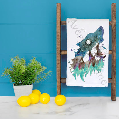 Mountain Wolf Tea Towel – Wilderness Decor