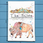 Mountain Bison Tea Towel – Wild Frontier Decor