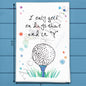 Play Golf Daily Tea Towel – Sporty Humor