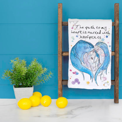 Horse Heart Tea Towel – Equine Love Decor
