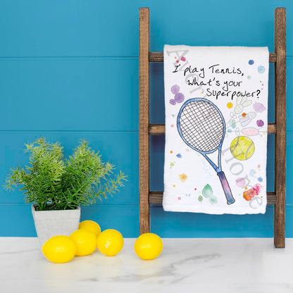 Tennis Sport Tea Towel – Match Day Gift