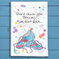 Running Tea Towel – Sporty Gift Decor