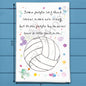 Volleyball Tea Towel – Court Gift Decor