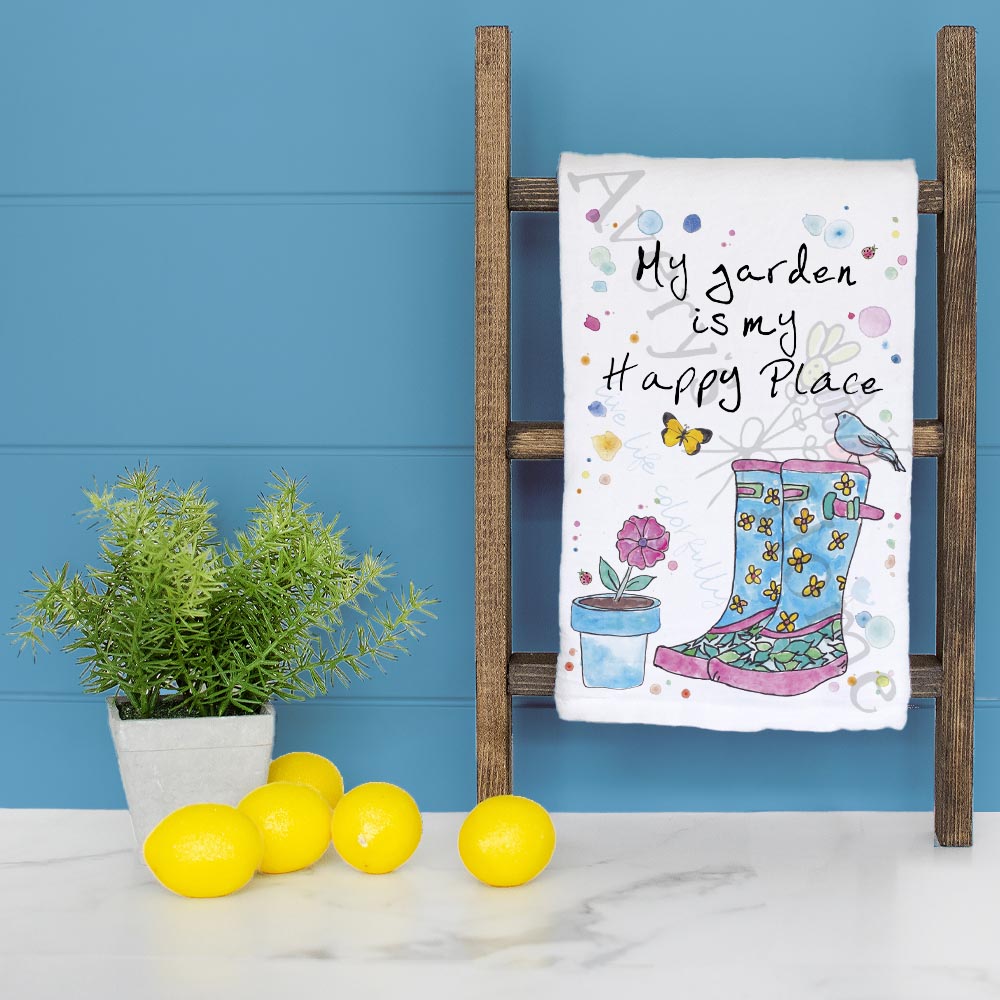 Gardening Tea Towel – Happy Place Decor