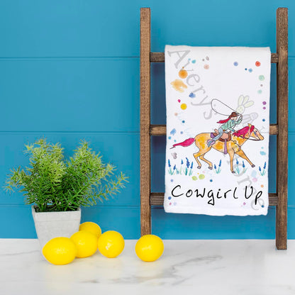 Cowgirl Tea Towel – Rodeo Western Decor